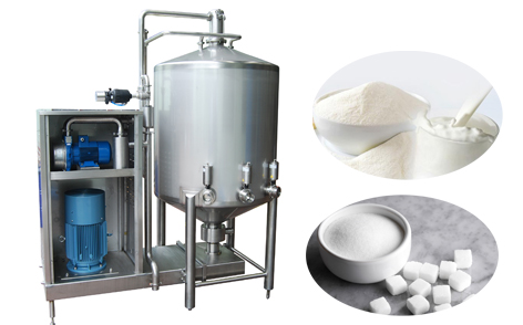 Powder/liquid high shear mixer