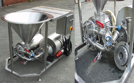 Powder induction mixer