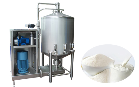 Powder milk mixing