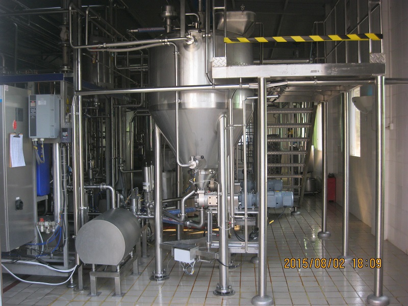 Yogurt production plant